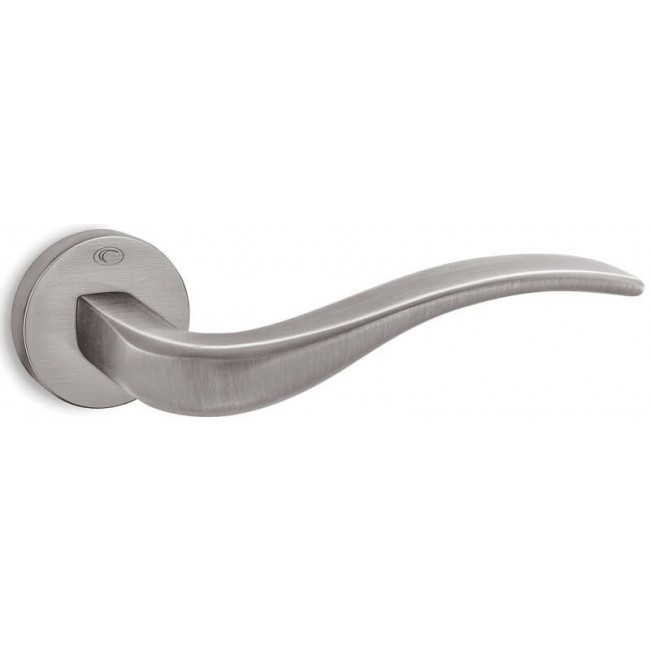 Convex πόμολο ροζέτας 1625 νίκελ ματ 