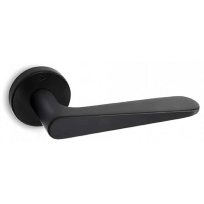 Convex πόμολο ροζέτας 1725 μαύρο ματ