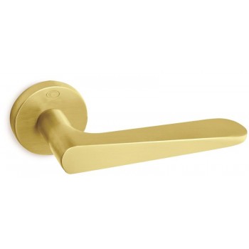 Convex πόμολο ροζέτας 1725 ορείχαλκος ματ