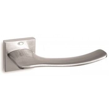 Convex πόμολο ροζέτας 1765 νίκελ ματ