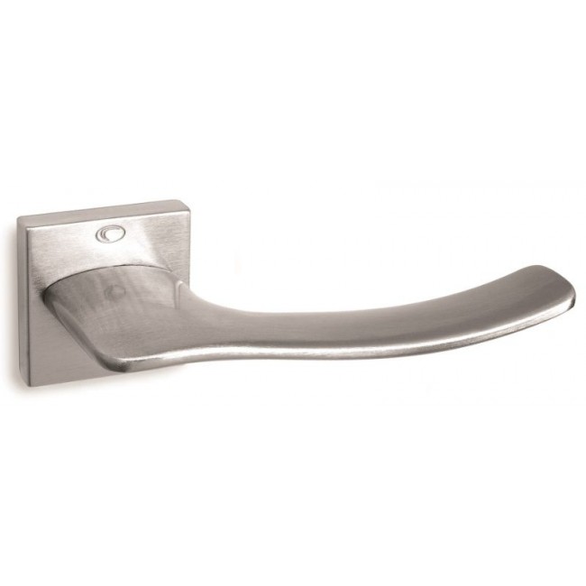 Convex πόμολο ροζέτας 1765 νίκελ ματ