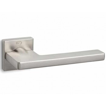 Convex πόμολο ροζέτας 2165 νίκελ ματ 