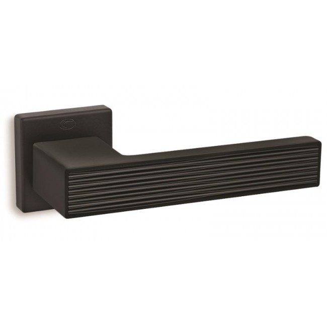 Convex πόμολο ροζέτας 2185C μαύρο ματ 