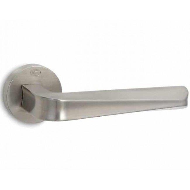 Convex πόμολο ροζέτας 2205 νίκελ ματ