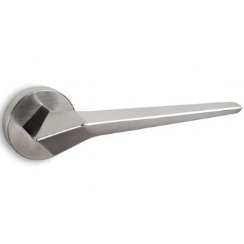 Convex πόμολο ροζέτας 2405 νίκελ ματ