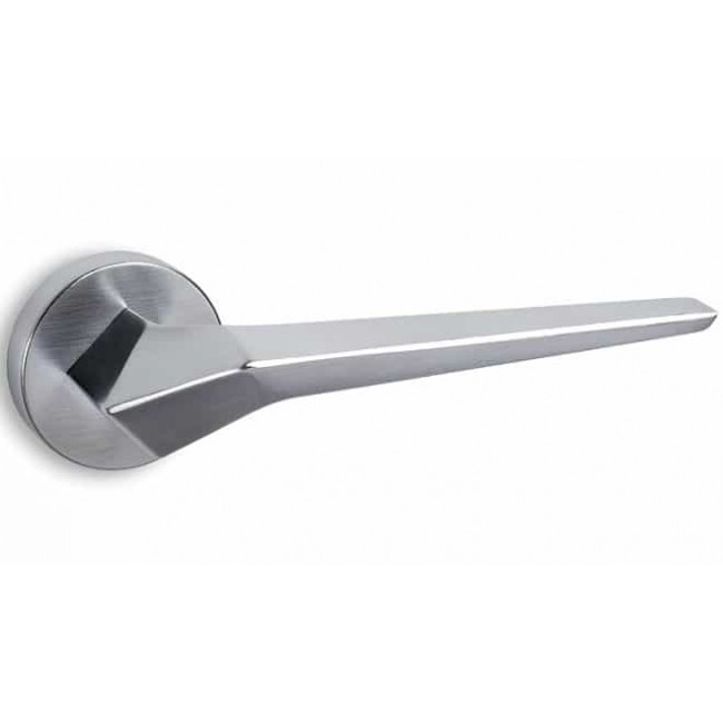 Convex πόμολο ροζέτας 2405 χρώμιο ματ