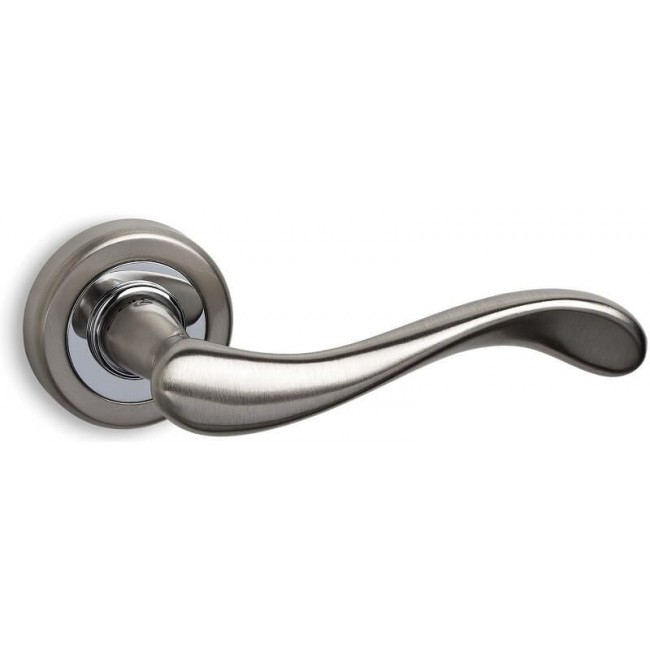 Convex πόμολο ροζέτας 425 νίκελ ματ - χρώμιο