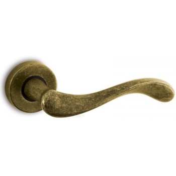 Convex πόμολο ροζέτας 425 αντικέ ορείχαλκος