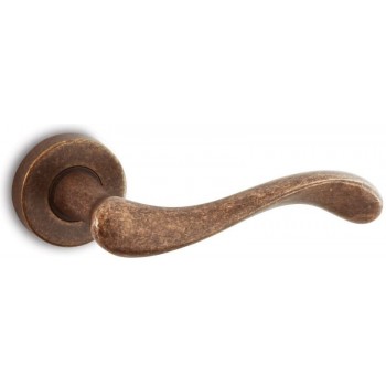 Convex πόμολο ροζέτας 425 αντικέ χαλκός