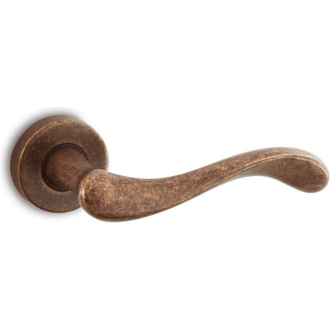 Convex πόμολο ροζέτας 425 αντικέ χαλκός