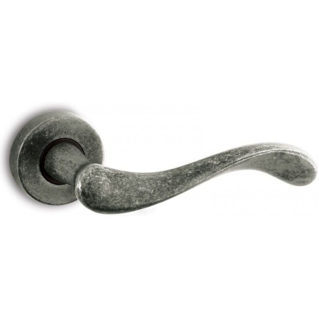 Convex πόμολο ροζέτας 425 φυσικός σίδηρος