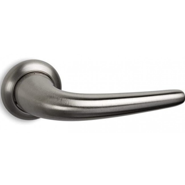 Convex πόμολο ροζέτας 655 νίκελ ματ