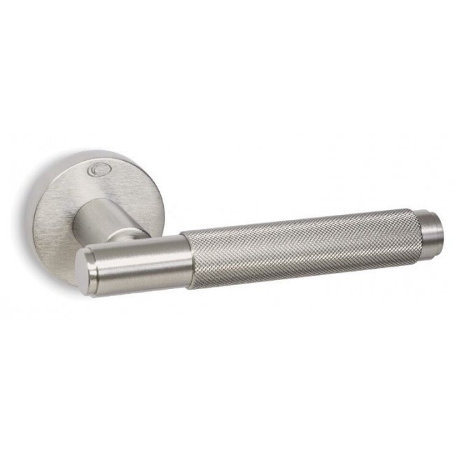 Convex πόμολο ροζέτας 1745 νίκελ ματ