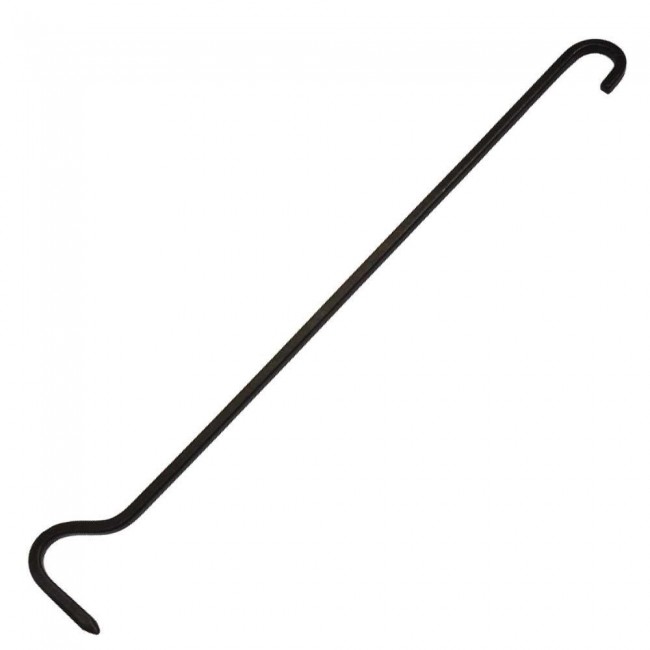 Σκαλιστήρι (γάντζος) τζακιού Γ-Π8310 μαύρο