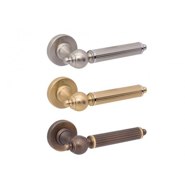 Convex πόμολο ροζέτας 1925 ματ όρο - όρο