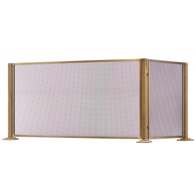 Ζωγομετάλ γωνιακή κάλυψη τζακιού 572 μπρονζέ