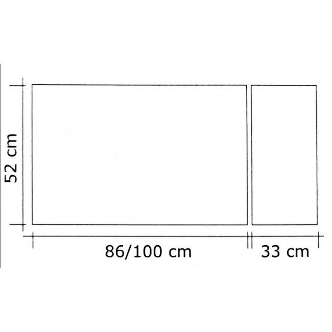 Ζωγομετάλ γωνιακή κάλυψη τζακιού 579 όρο ματ
