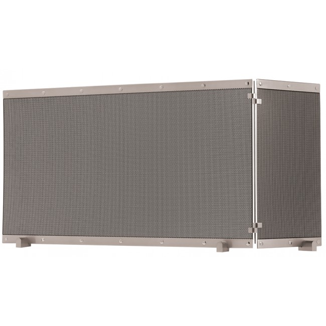 Ζωγομετάλ γωνιακή κάλυψη τζακιού 579 νίκελ ματ