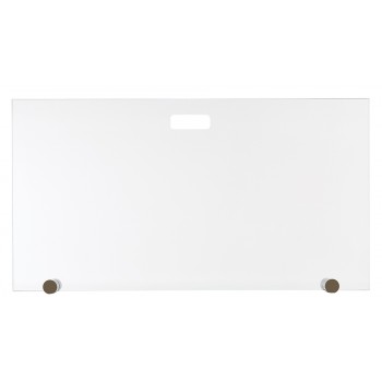 Ζωγομετάλ μονόφυλλη κάλυψη τζακιού 586 καφέ ελιάς