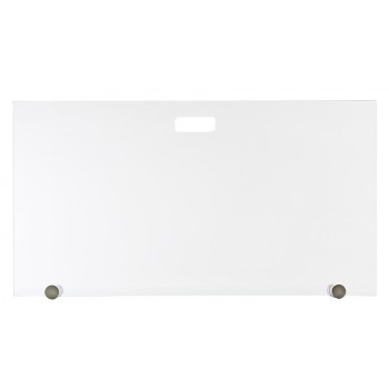 Ζωγομετάλ μονόφυλλη κάλυψη τζακιού 586 νίκελ ματ