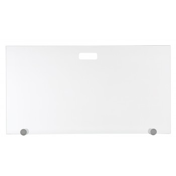 Ζωγομετάλ μονόφυλλη κάλυψη τζακιού 586 λευκό πάγου