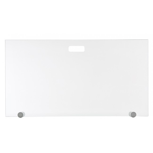 Ζωγομετάλ μονόφυλλη κάλυψη τζακιού 586 λευκό πάγου