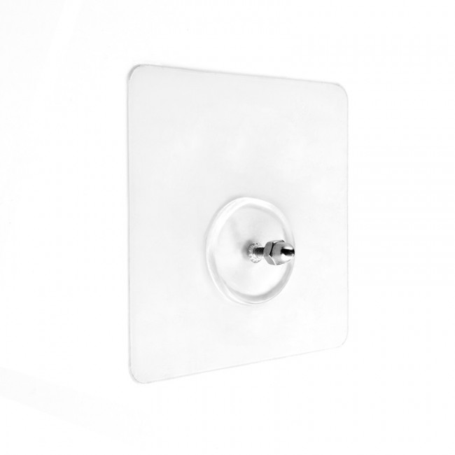 Inofix αυτοκόλλητη βάση στερέωσης σετ 2 τεμαχίων 1294 διαφανές