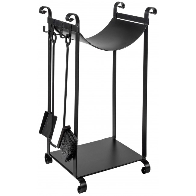 Viometal κρεμανταλάς - ξυλοθήκη Οντάριο 530 μαύρο