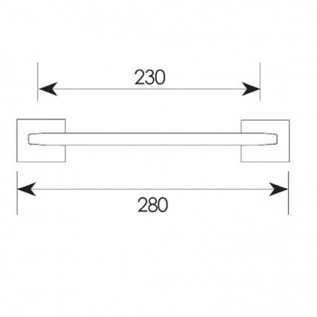 Ζωγομετάλ λαβή εξώθυρας 354 χρώμιο