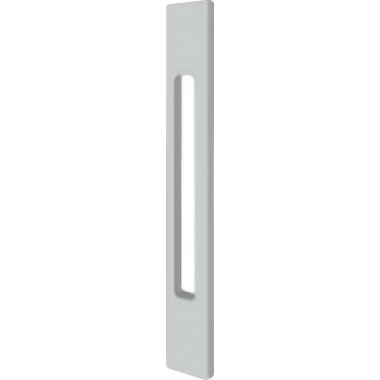 Convex λαβή εξώθυρας 1317 φυσική ανοδίωση | 4 μήκη - 35 cm, 50 cm, 80 cm, 100 cm