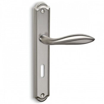 Convex πόμολο πλάκας 625 νίκελ ματ