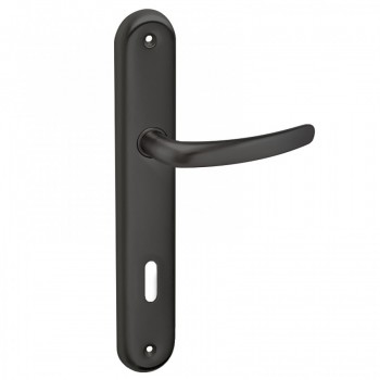 Conset πόμολο πλάκας C605 μαύρο ματ