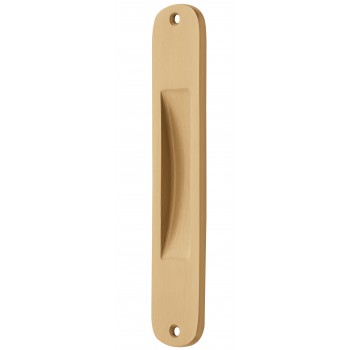 Ζωγομετάλ χούφτα συρόμενης πόρτας 219 όρο ματ με οπή για κλειδί και χωρίς