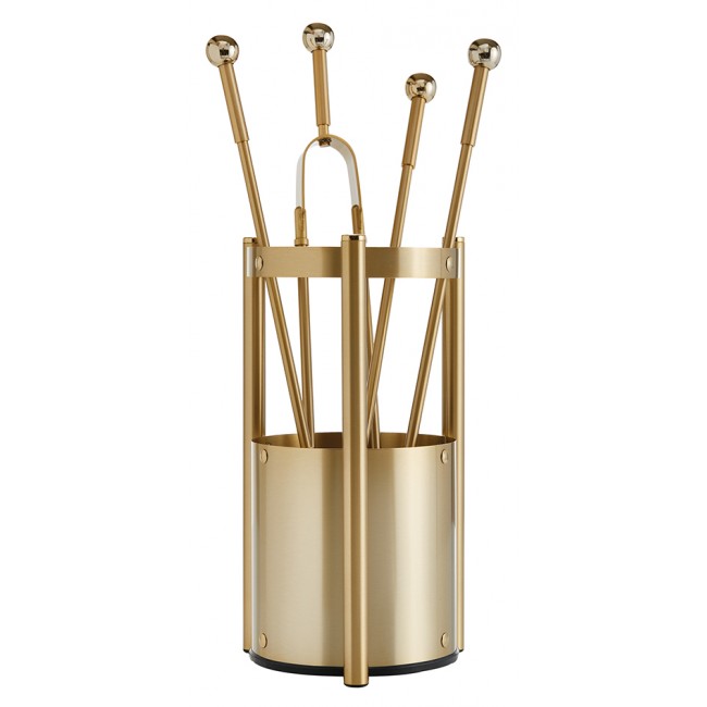 Ζωγομετάλ σετ εργαλείων τζακιού σε κουβά K27-1150 όρο ματ - όρο