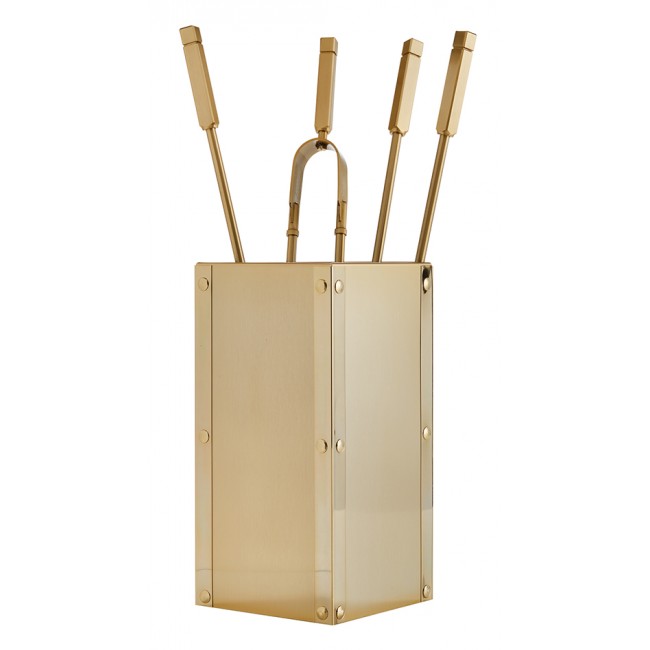 Ζωγομετάλ σετ εργαλείων τζακιού σε κουβά K26-1215 όρο ματ - όρο