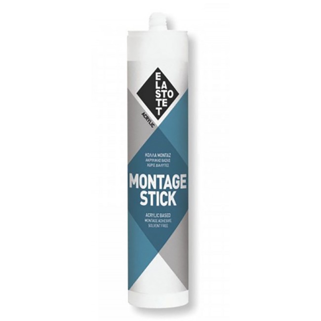Elastotet κόλλα σιλικόνης 151211 Montage Stick 280 ml λευκό