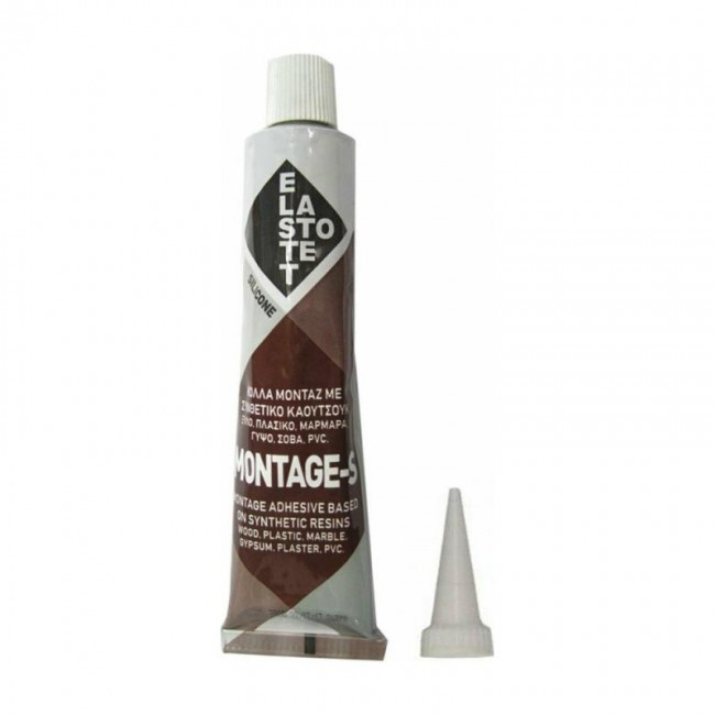 Elastotet κόλλα σιλικόνης DYI Montage-S 80 ml διάφανο