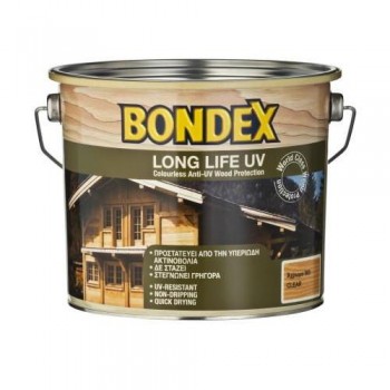 Bondex Long Life UV υδατοδιαλυτό βερνίκι εμποτισμού άχρωμο 0.75 lt