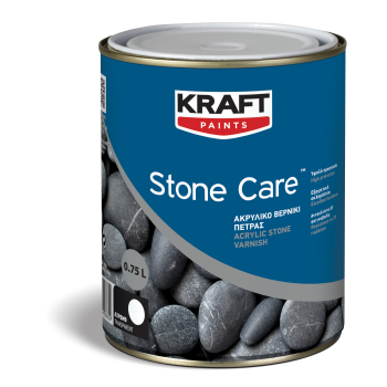 Stone Care ακρυλικό βερνίκι πέτρας διαλύτου άχρωμο 0.75 lt & 2.5 lt