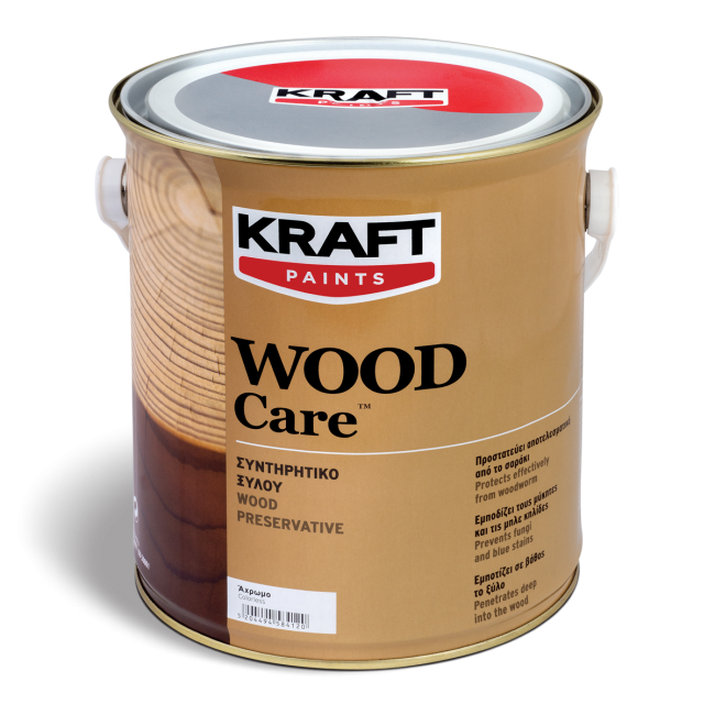 Wood Care συντηρητικό ξύλου διαλύτου άχρωμο 2.5 lt