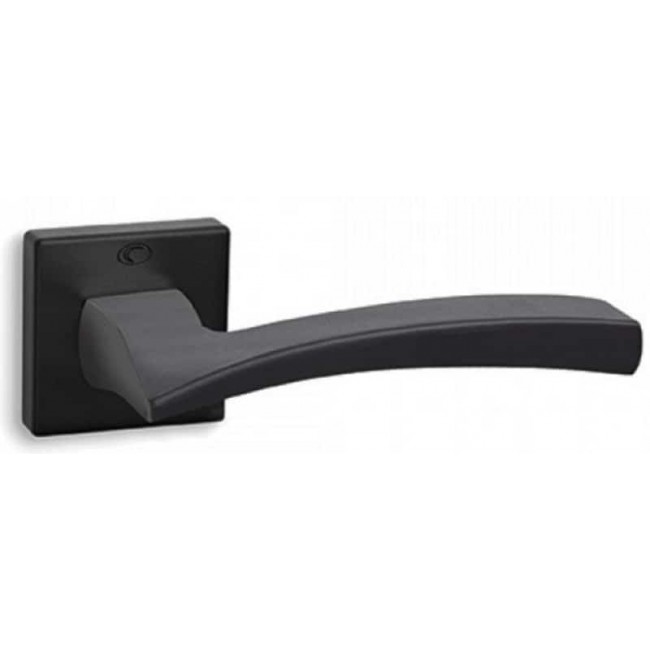 Convex πόμολο ροζέτας 1145 μαύρο ματ