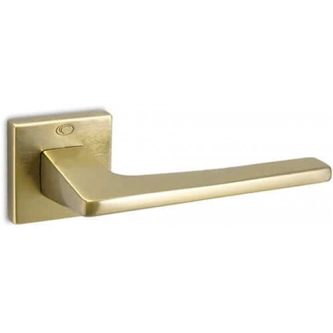 Convex πόμολο ροζέτας 1495 ορείχαλκος ματ