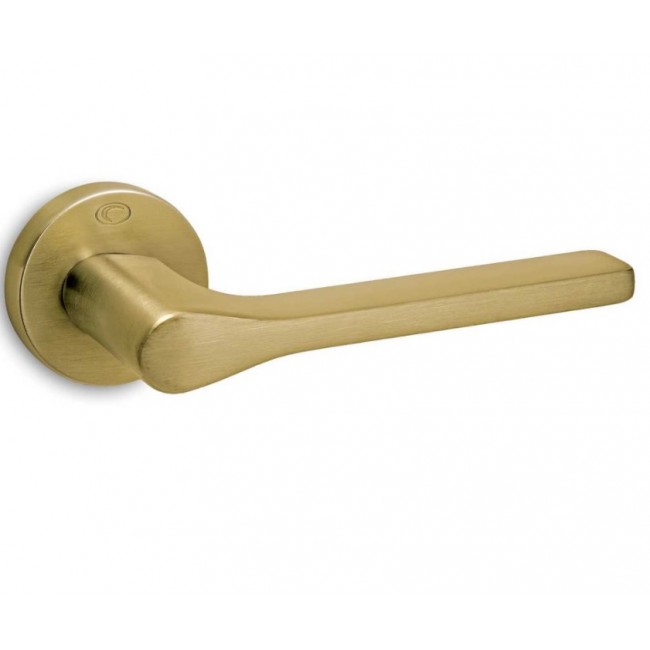 Convex πόμολο ροζέτας 1515 ορείχαλκος ματ