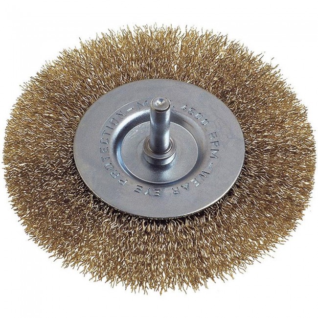 Poggi συρματόβουρτσα ίσια για δράπανο σε τρία μεγέθη 50, 75 & 100 mm