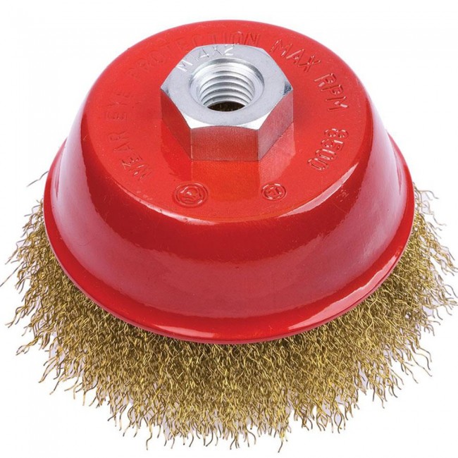 Poggi συρματόβουρτσα καμπάνα για γωνιακό τροχό σε δύο μεγέθη 85 & 100 mm