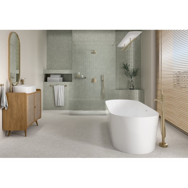 Ferro επιδαπέδια βρύση λουτρού BCK11FBG Ciriculus brushed gold