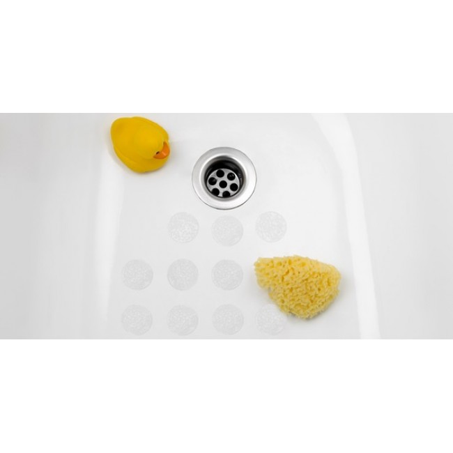 Inofix αντιολισθητικά πατάκια μπάνιου σετ 16 τεμαχίων λευκό