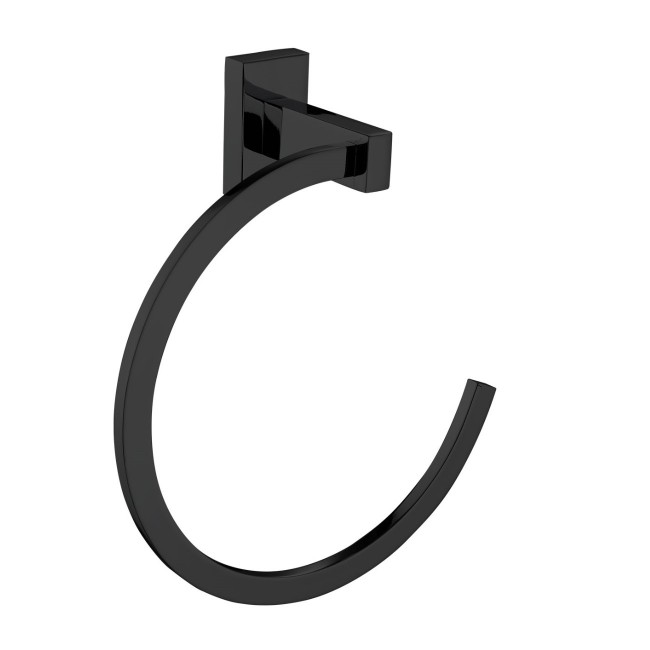 Perfect κρίκος πετσέτας 9900 μαύρο ματ