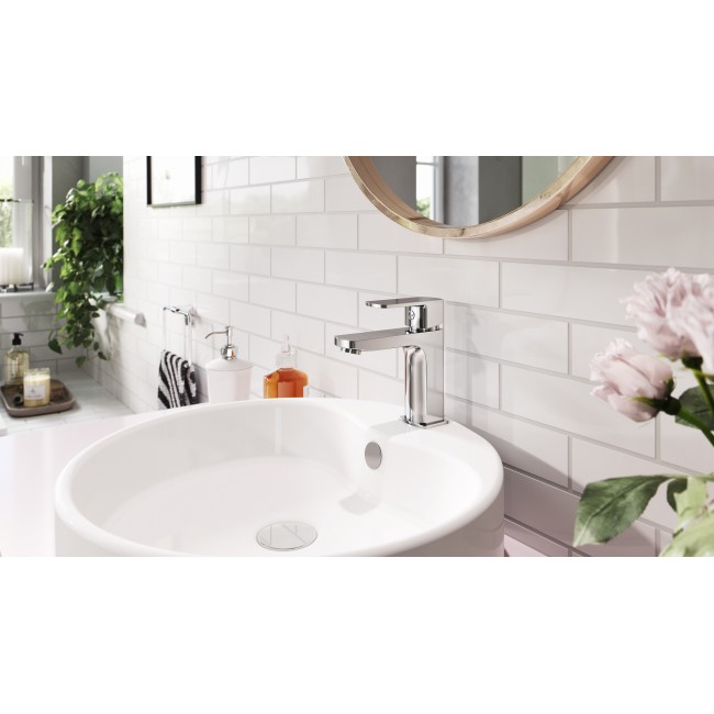 Ferro βρύση νιπτήρα BLB2VL Alba Verdeline με αυτόματη βαλβίδα click - clack χρωμέ 