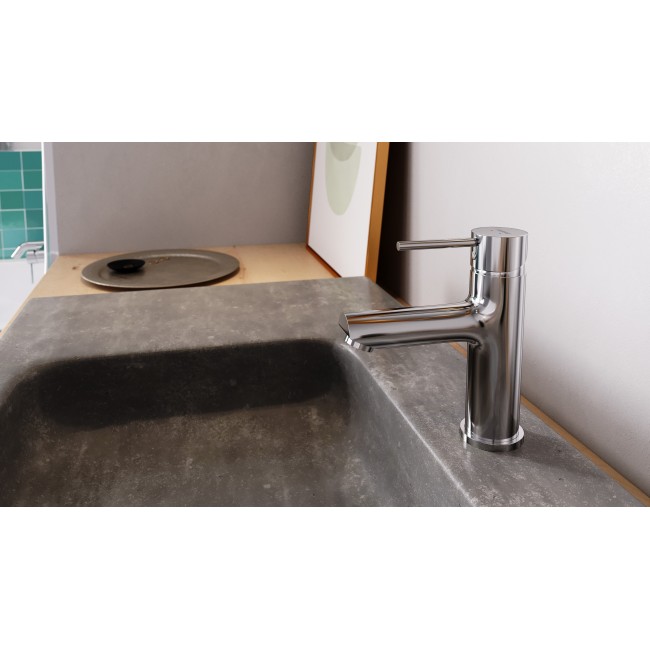 Ferro βρύση νιπτήρα BFI2 Fiesta με αυτόματη βαλβίδα click - clack χρωμέ